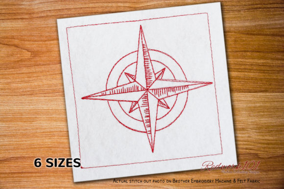 Compass Lineart Design
