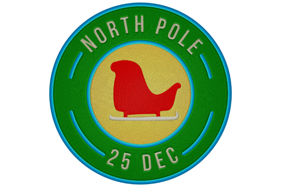 North Pole Post Stamp