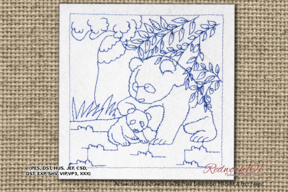 Panda with Baby Machine